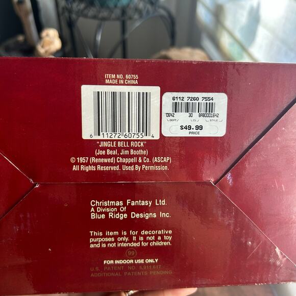 Jingle Bell Rock Santa Animated Dancing Singing Santa Claus tested - Picture 5 of 6